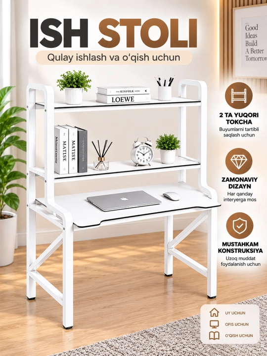 Kompyuter stoli, ishlash va dars qilish uchun - 