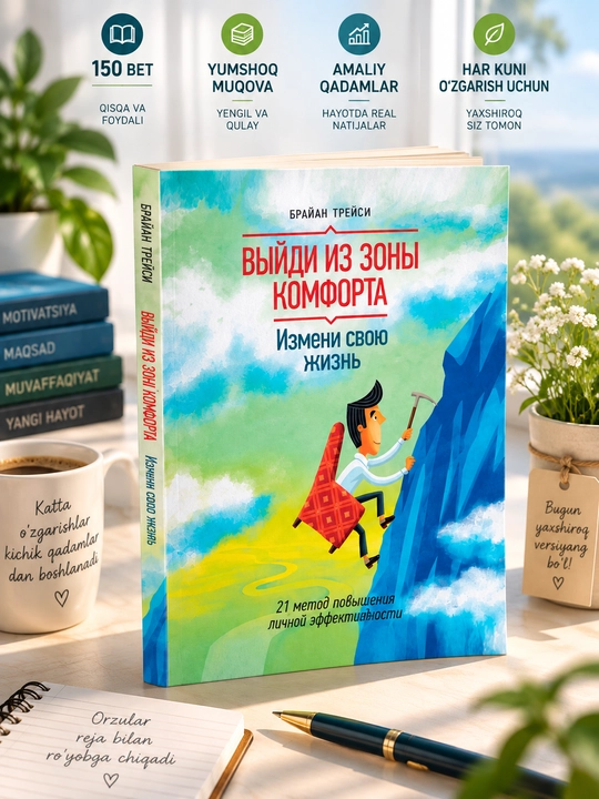 Выйди из зоны комфорта. Измени свою жизнь, 21 метод эффективности, Брайан Трейси