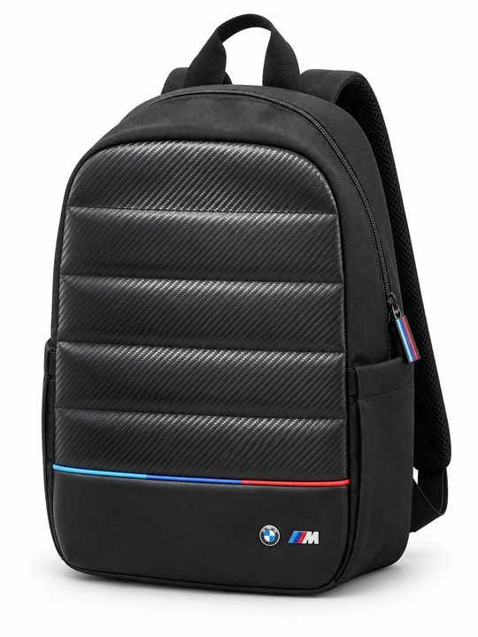 Рюкзак BMW M Carbon Tricolor для ноутбука до 16″, чёрный - 