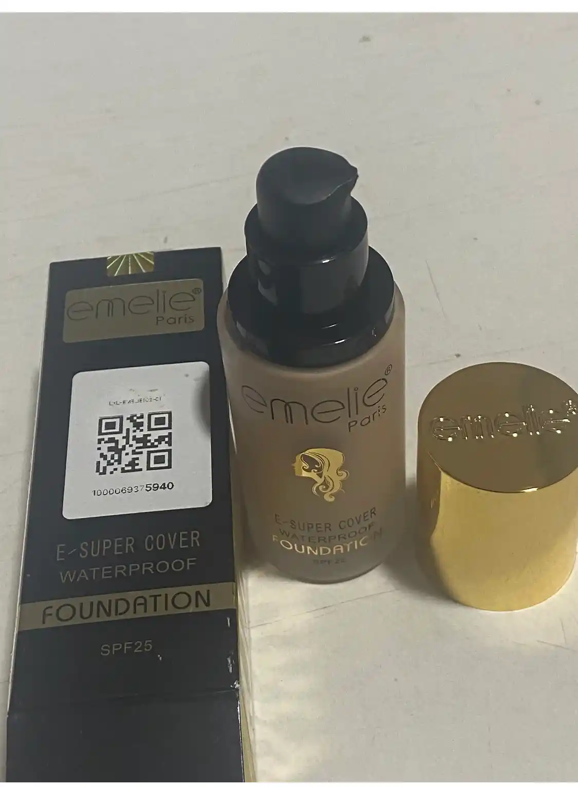 Emelie тональный крем для лица SPF 25, увлажняющий, матовый тон 01 и 02, 45 мл