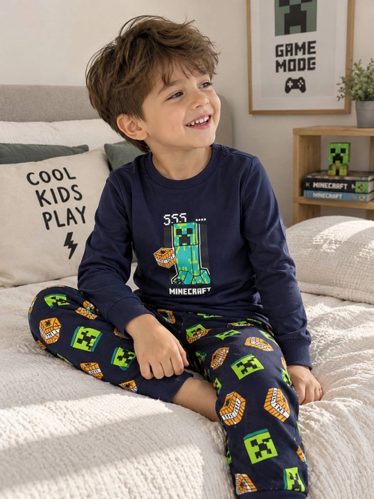 O‘g‘il bolalar uchun pijama, uy uchun dvoyka - 