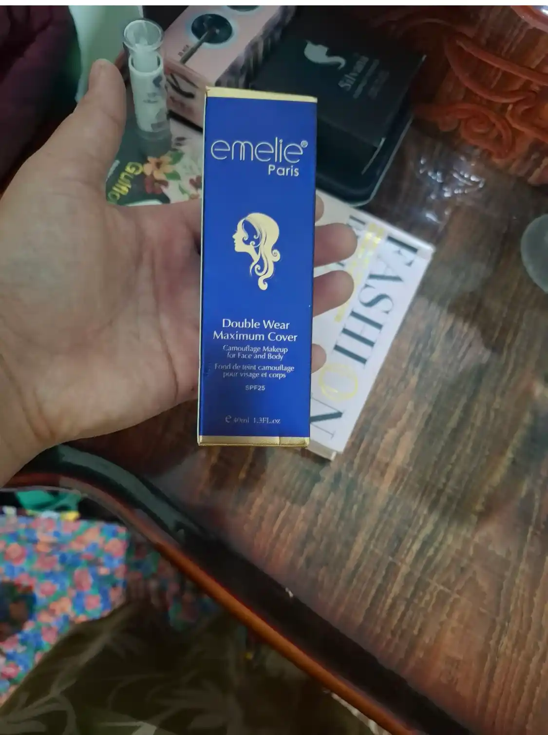 Тональный крем для лица Emelie SPF 25, увлажняющий, матовый тон, 40 мл, E-103