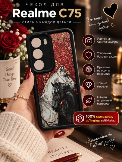 Realme C75 smartfonlari uchun gʻilof - 