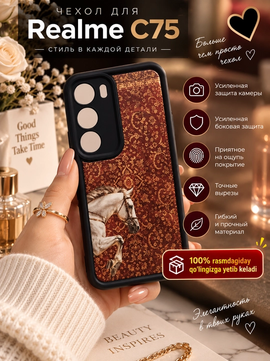 Realme C75 smartfonlari uchun gʻilof - 