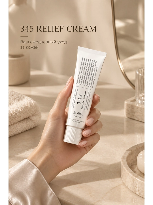 Крем для лица Dr. Althea 345 Relief Cream от постакне и воспалений, ниацинамид, 50 мл