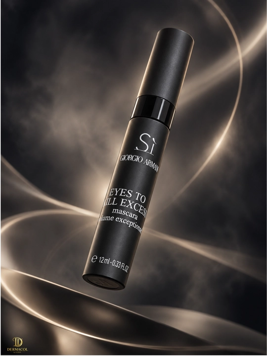 Черная тушь для ресниц Giorgio Armani Sì Eyes To Kill Excess, объемная тушь, 12 мл