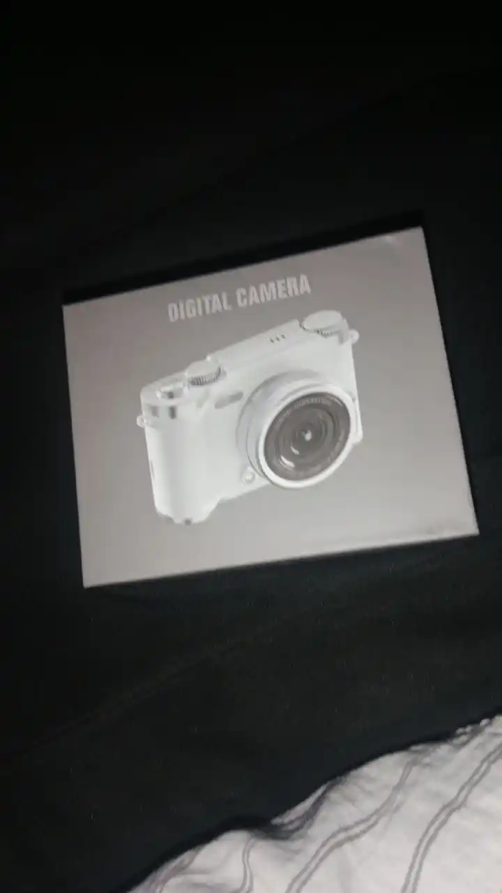 Raqamli retro fotoapparat, ixcham kamera, 512 GB xotira kartasi bilan