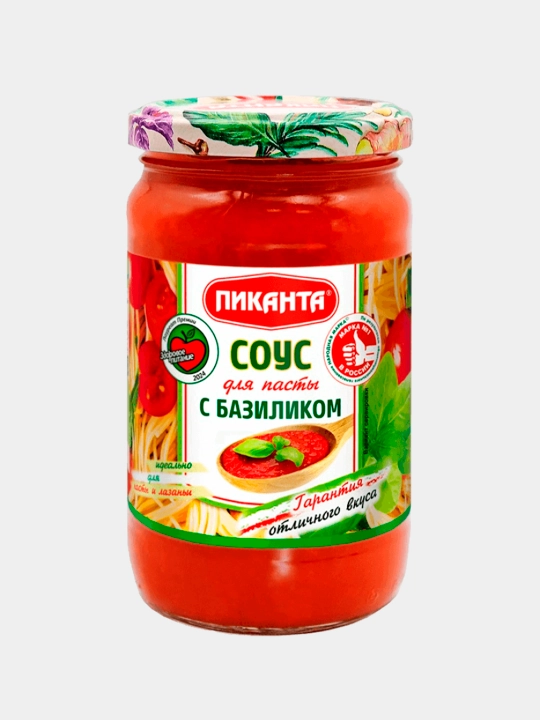 PIKANTA rayhonli tomat sousi, 350 g - 