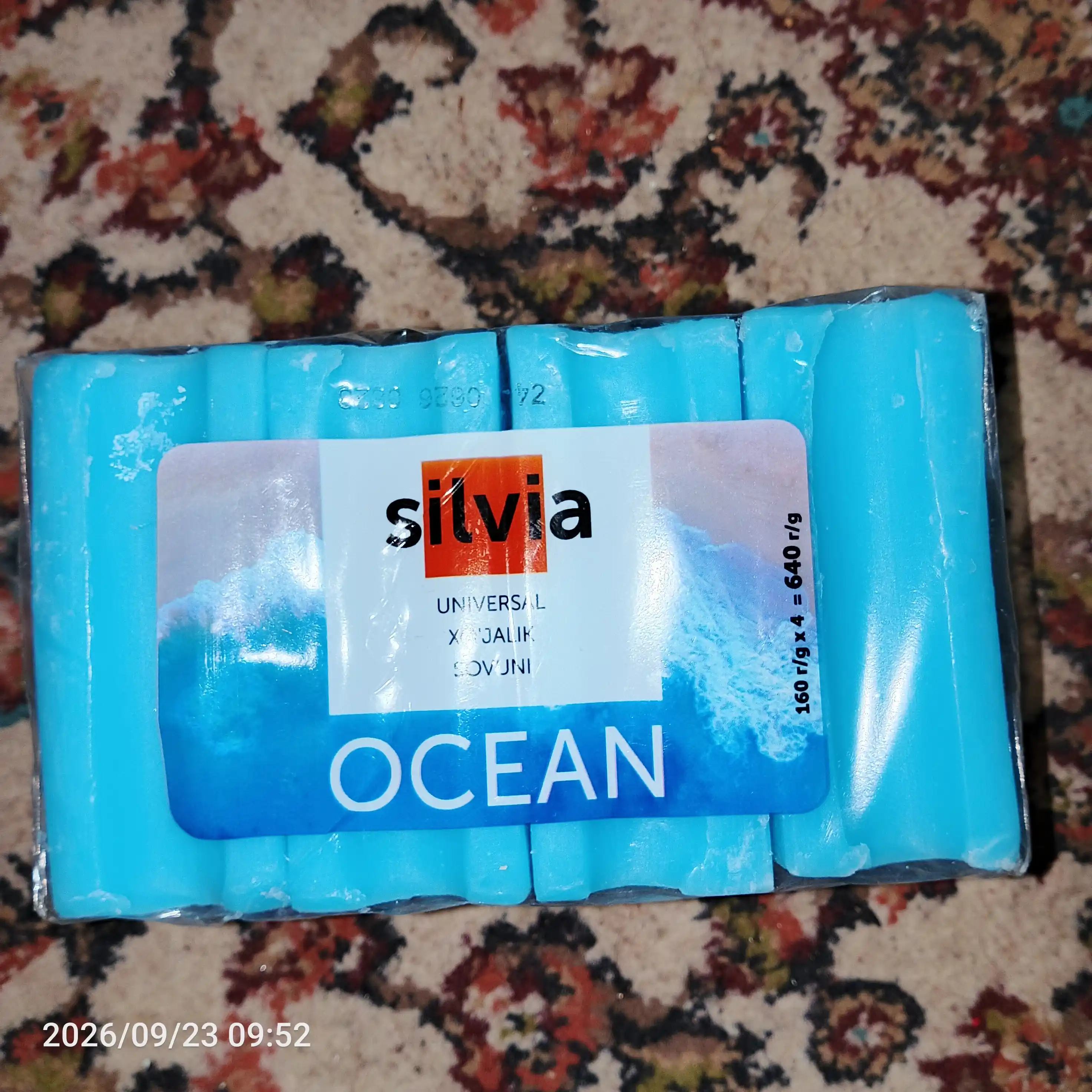 Xo'jalik sovuni Silvia Soap Ocean, 4x160 g