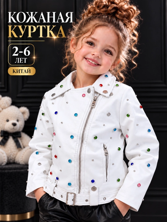 Куртка для девочек, детский куртка, куртка детская, куртка для девочки, 2–6 лет - 