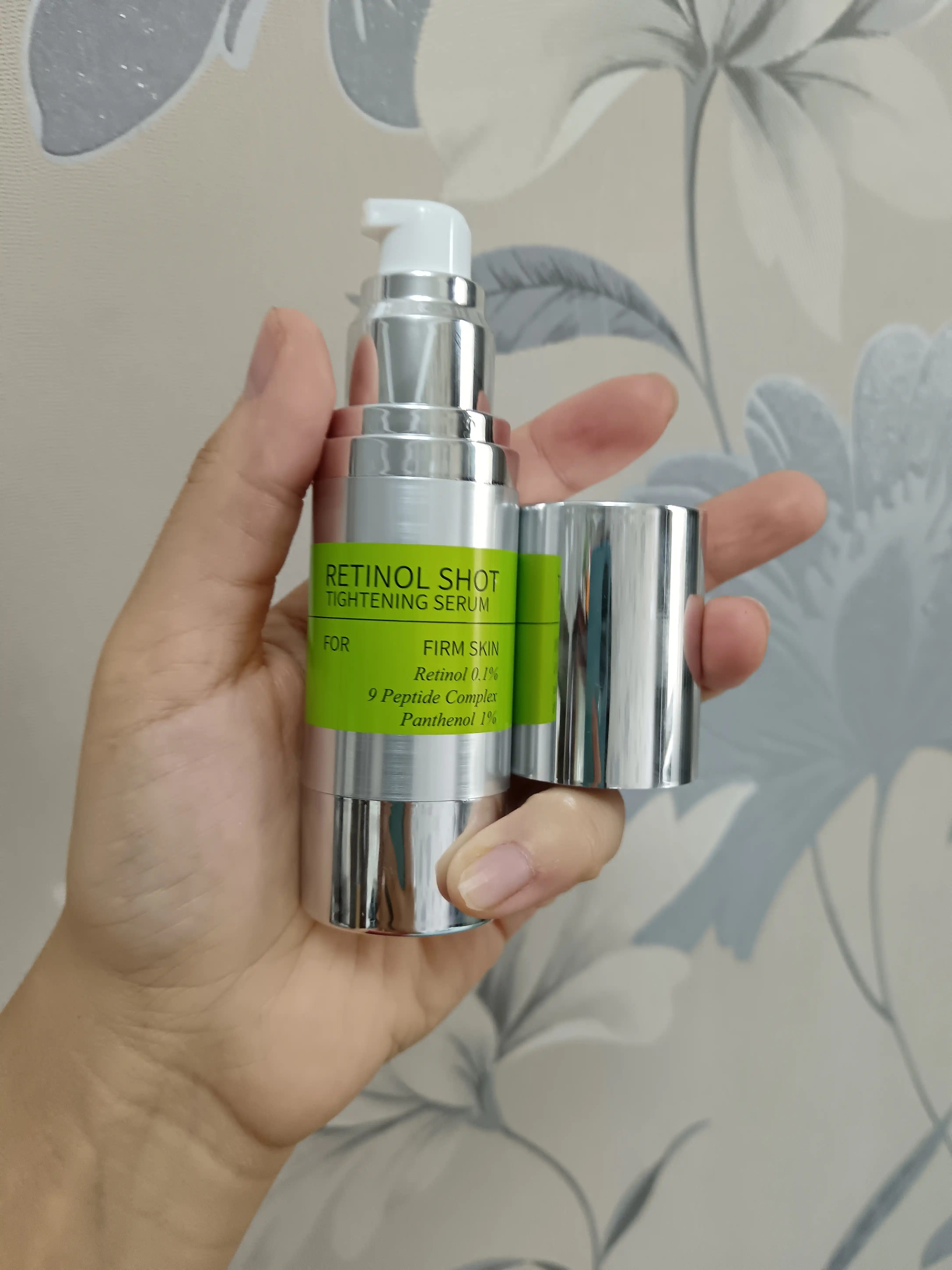 Yuzni tortuvchi krem va mustahkamlovchi zardob retinol bilan, Celimax