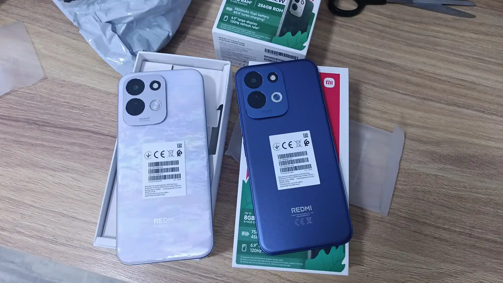 Смартфон Xiaomi Redmi 17, 7500 мАч аккумулятор турбозарядка 45Вт большой 6,9″ дисплей 50МП