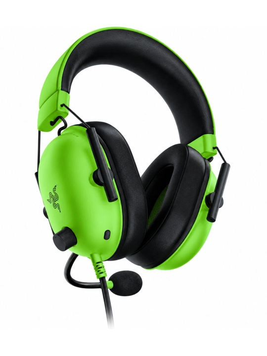 Игровая гарнитура Razer BlackShark V2 X Green, TriForce 50мм, 7.1, 3.5 мм, с гарантией