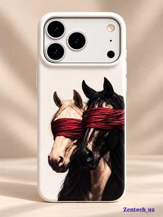 Чехол для iPhone с изображением лошади, стильный защитный чехол с оригинальным дизайном - 