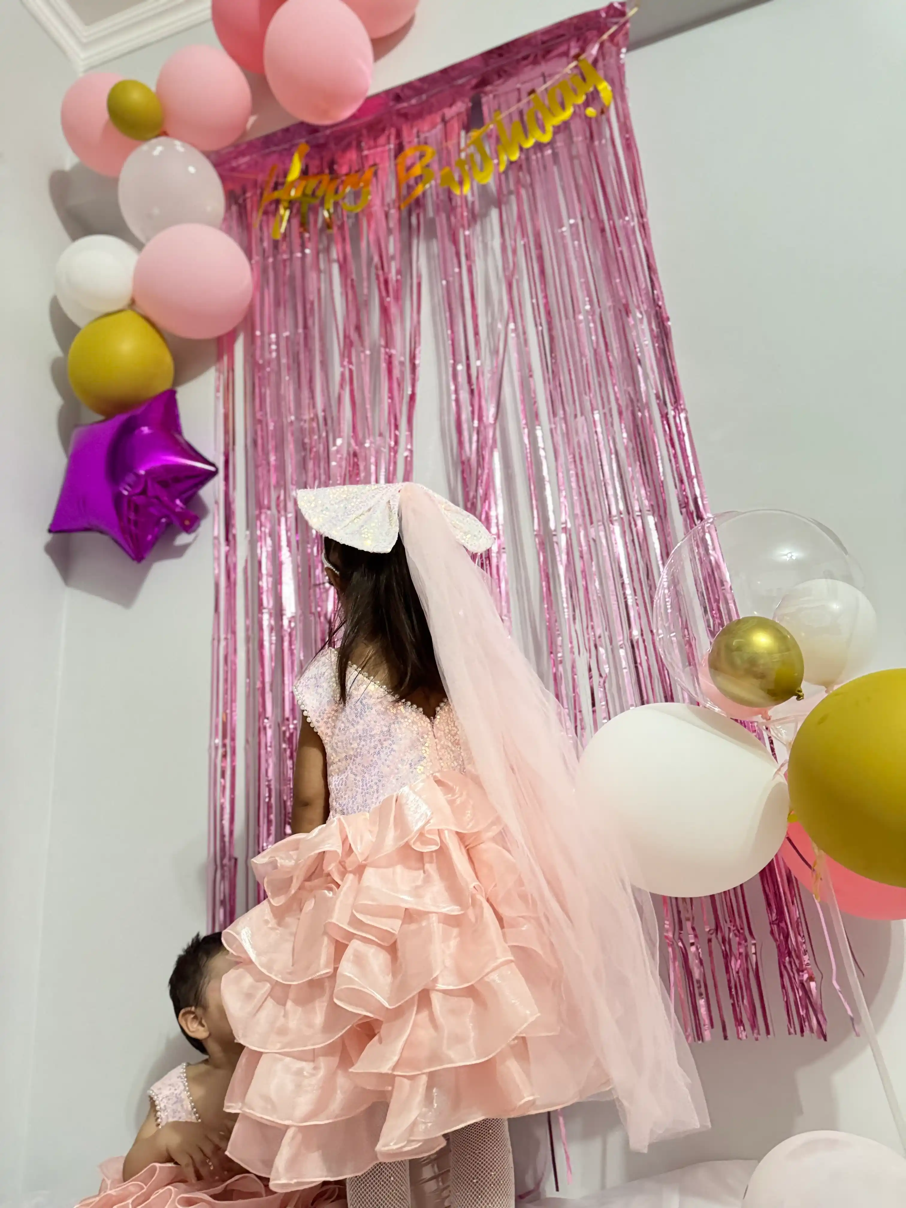 Набор для украшения дня рождения Happy Birthday с шарами и фотозоной