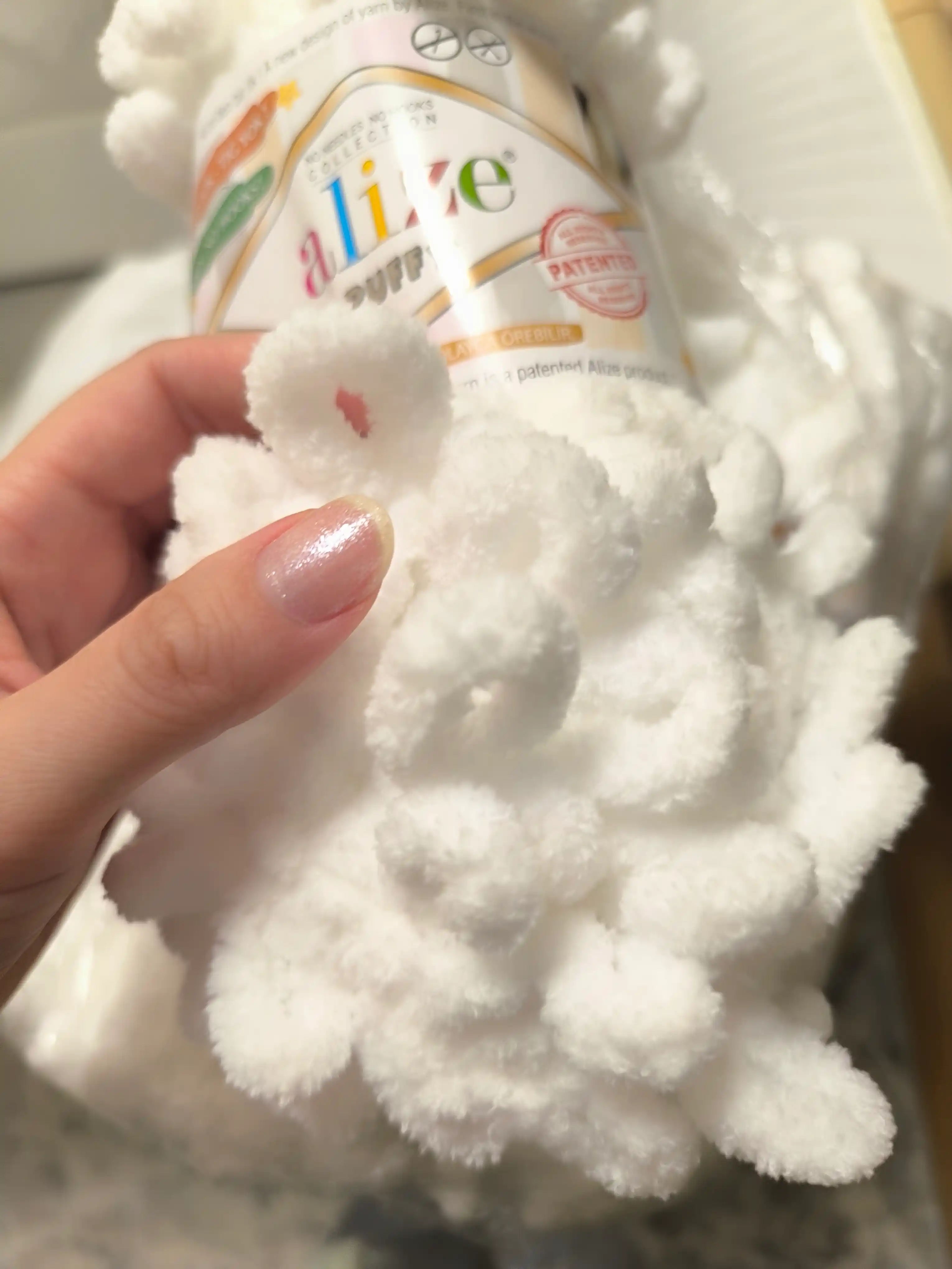 Alize Puffy пряжа, плюшевая пряжа, пряжа для вязания, мягкая пряжа, детская пряжа