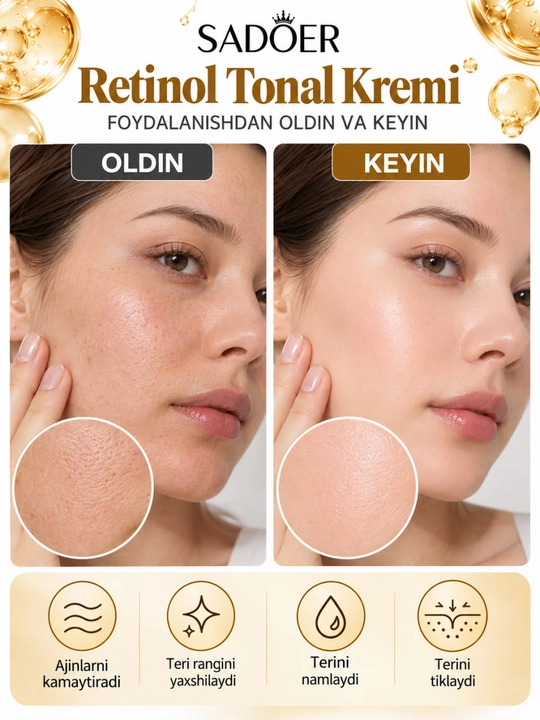 SADOER Retinol Anti-Aging Firming Toner — тонер для лица с ретинолом, 100 мл
