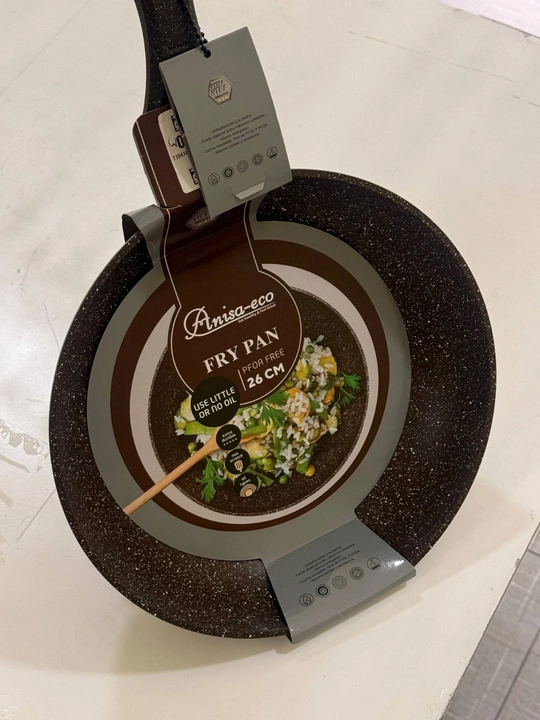 Tova, Anisa-eco 26sm, 28sm, FRY PAN, granit yopishmaydigan qoplamali, yuqori sifat
