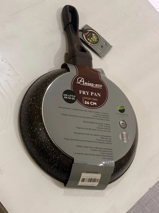 Tova, Anisa-eco 26sm, 28sm, FRY PAN, granit yopishmaydigan qoplamali, yuqori sifat