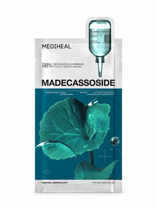 MEDIHEAL Madecassoside Essential yuz uchun niqob, 10+2 dona - 