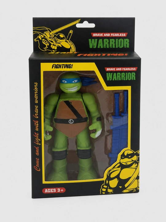 Ninja Warrior figurasi 14 sm, harakatlanuvchi bo'g'imlar, qurol bilan, 3+