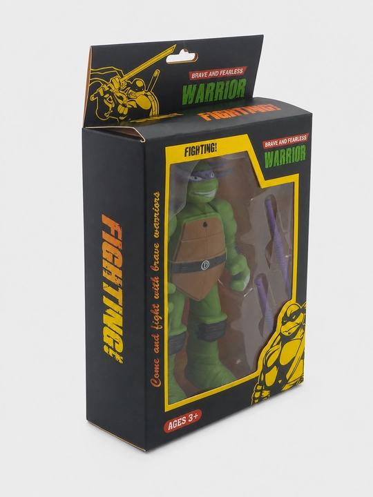 Ninja Warrior figurasi 14 sm, harakatlanuvchi bo'g'imlar, qurol bilan, 3+
