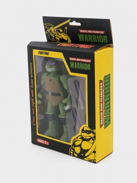 Ninja Warrior figurasi 14 sm, harakatlanuvchi bo'g'imlar, qurol bilan, 3+