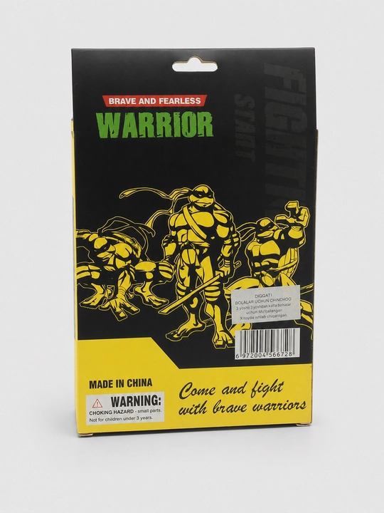 Ninja Warrior figurasi 14 sm, harakatlanuvchi bo'g'imlar, qurol bilan, 3+
