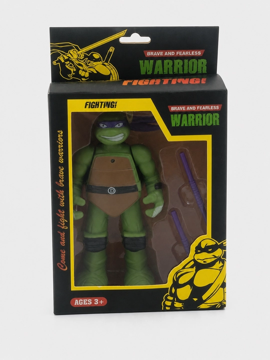 Ninja Warrior figurasi 14 sm, harakatlanuvchi bo'g'imlar, qurol bilan, 3+