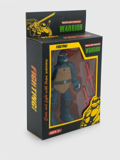 Ninja Warrior figurasi 14 sm, harakatlanuvchi bo'g'imlar, qurol bilan, 3+