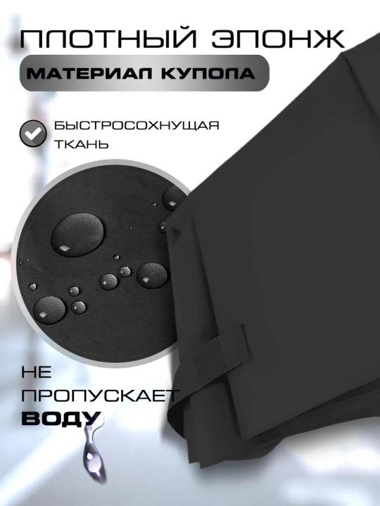 Soyabon mini avtomat va yarim avtomat, shamolga qarshi himoya