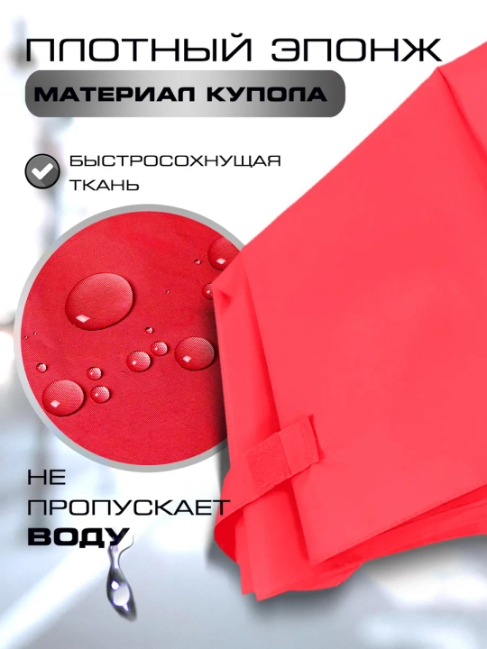 Soyabon mini avtomat va yarim avtomat, shamolga qarshi himoya