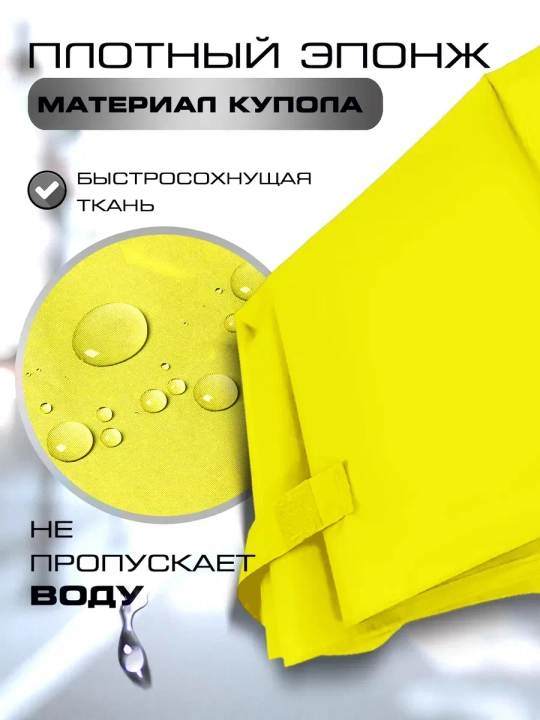 Soyabon mini avtomat va yarim avtomat, shamolga qarshi himoya