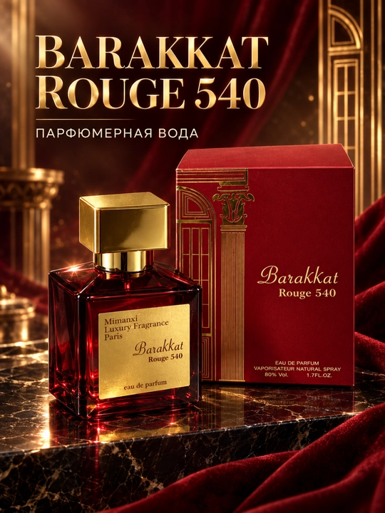 Своеобразный характер и выразительный ароматный шлейф Barakkat Rouge 540 — 50 мл - 