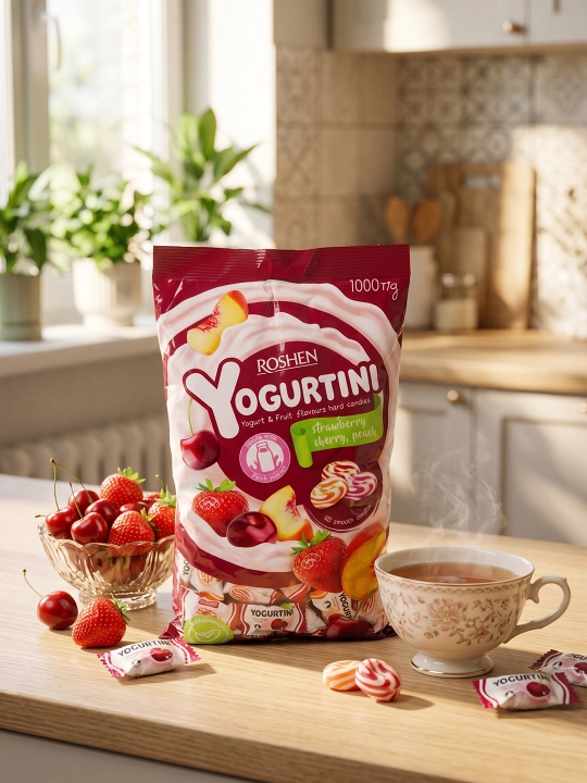 Конфеты Roshen Yogurtini, 1 кг