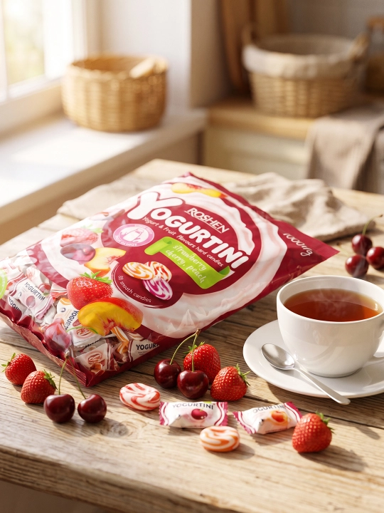 Конфеты Roshen Yogurtini, 1 кг