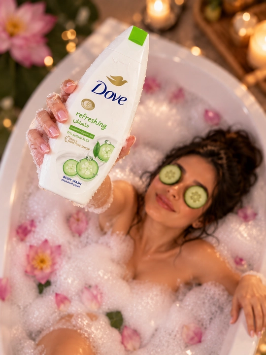 Гель для душа Dove 250 мл, 5 штук