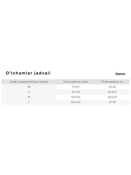 Tirsakband Demix, 2 dona