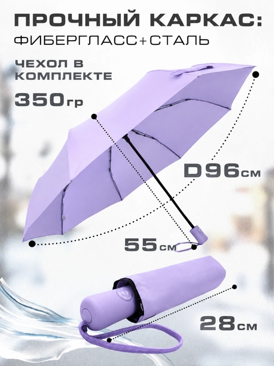 Soyabon mini avtomat va yarim avtomat, shamolga qarshi himoya