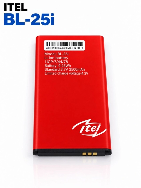 Высококачественный аккумулятор емкостью 2500 мА·ч для телефона ITEL BL-25i