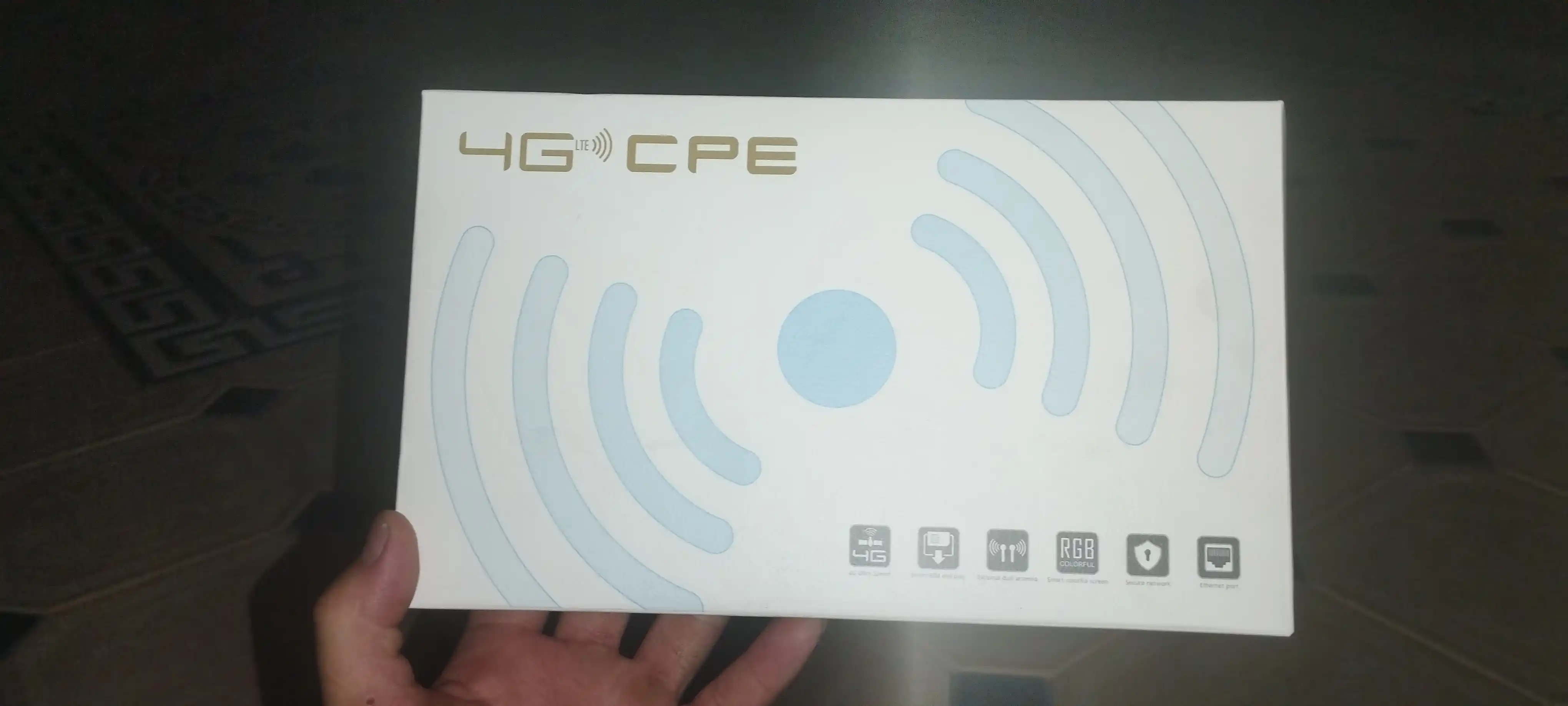 Wi-Fi роутер, модем 4G CPE-903B со слотом для SIM-карты, 4-х антенный с аккумулятором