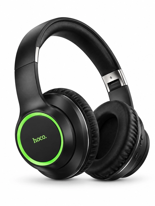 Hoco ESD14 Cool Sound simsiz quloqchinlari, Bluetooth 5.3, AUX, TF, qora