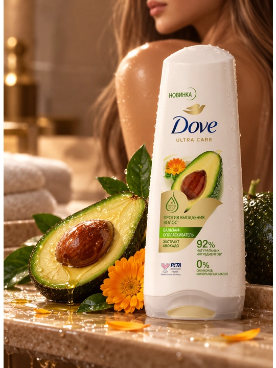 Balzam Dove 350 ml, 5 dona