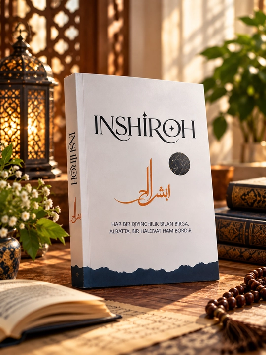 Inshiroh — qalbga taskin beruvchi ma’naviy roman, hayotiy hikoyalar, 256 bet