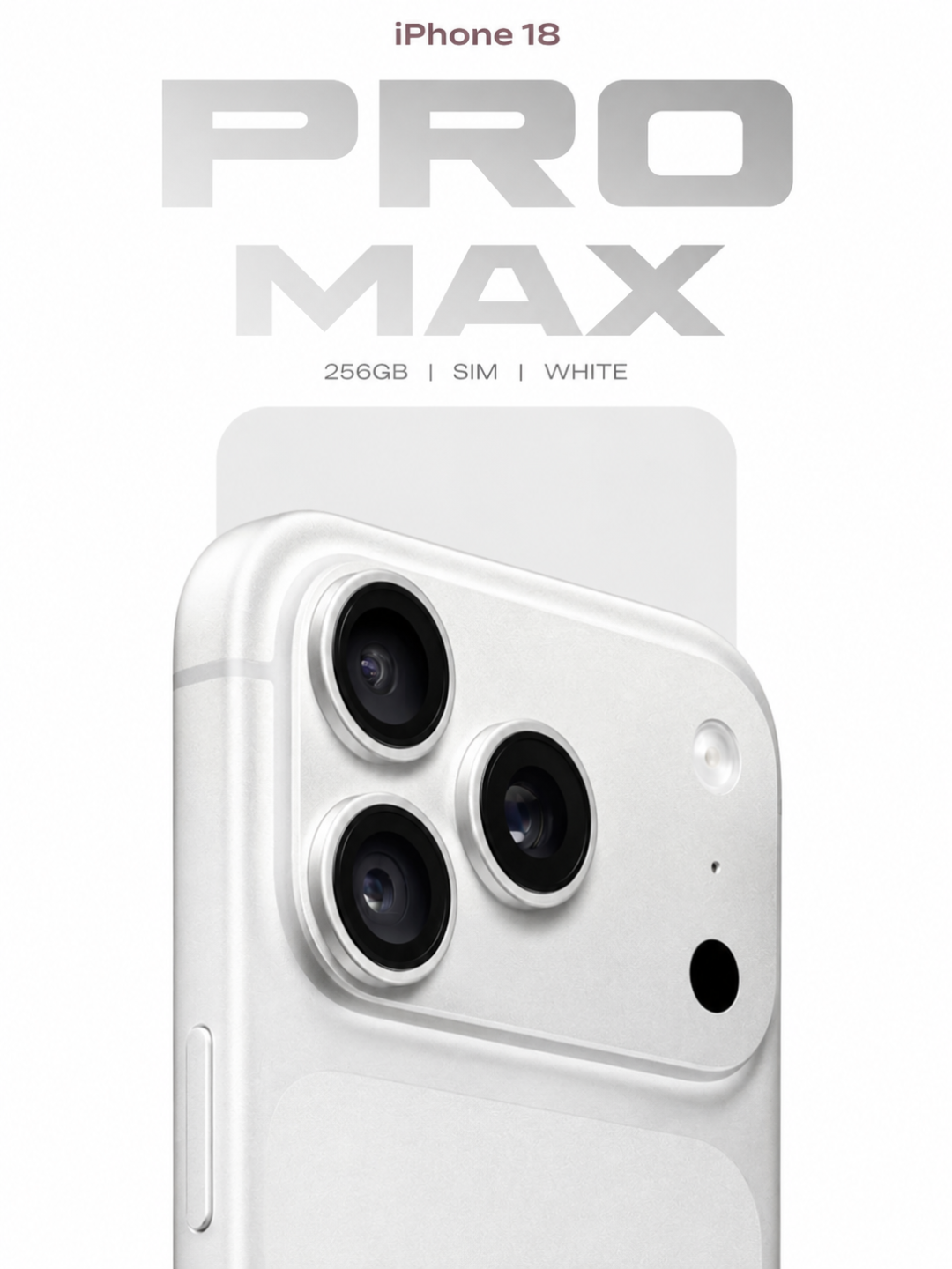IPhone 18 Pro/Pro Max, 256, 512, 1 ТБ, 2 ТБ / IMEI зарегистрированы - 