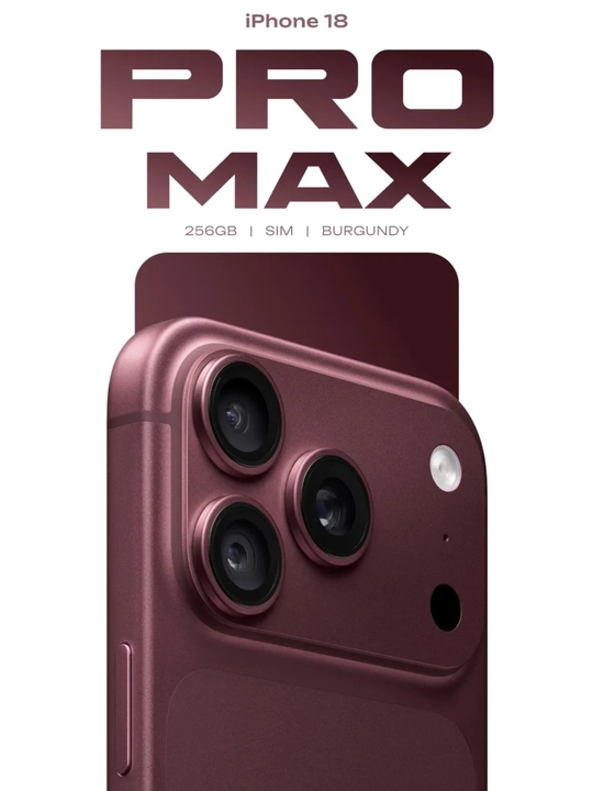 IPhone 18 Pro/Pro Max, 256, 512, 1 ТБ, 2 ТБ / IMEI зарегистрированы - 