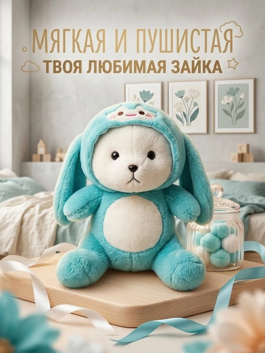 Плюшевый мишка с капюшоном для детей, лото, пикачу, стич