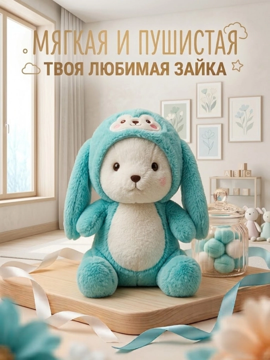 Плюшевый мишка с капюшоном для детей, лото, пикачу, стич