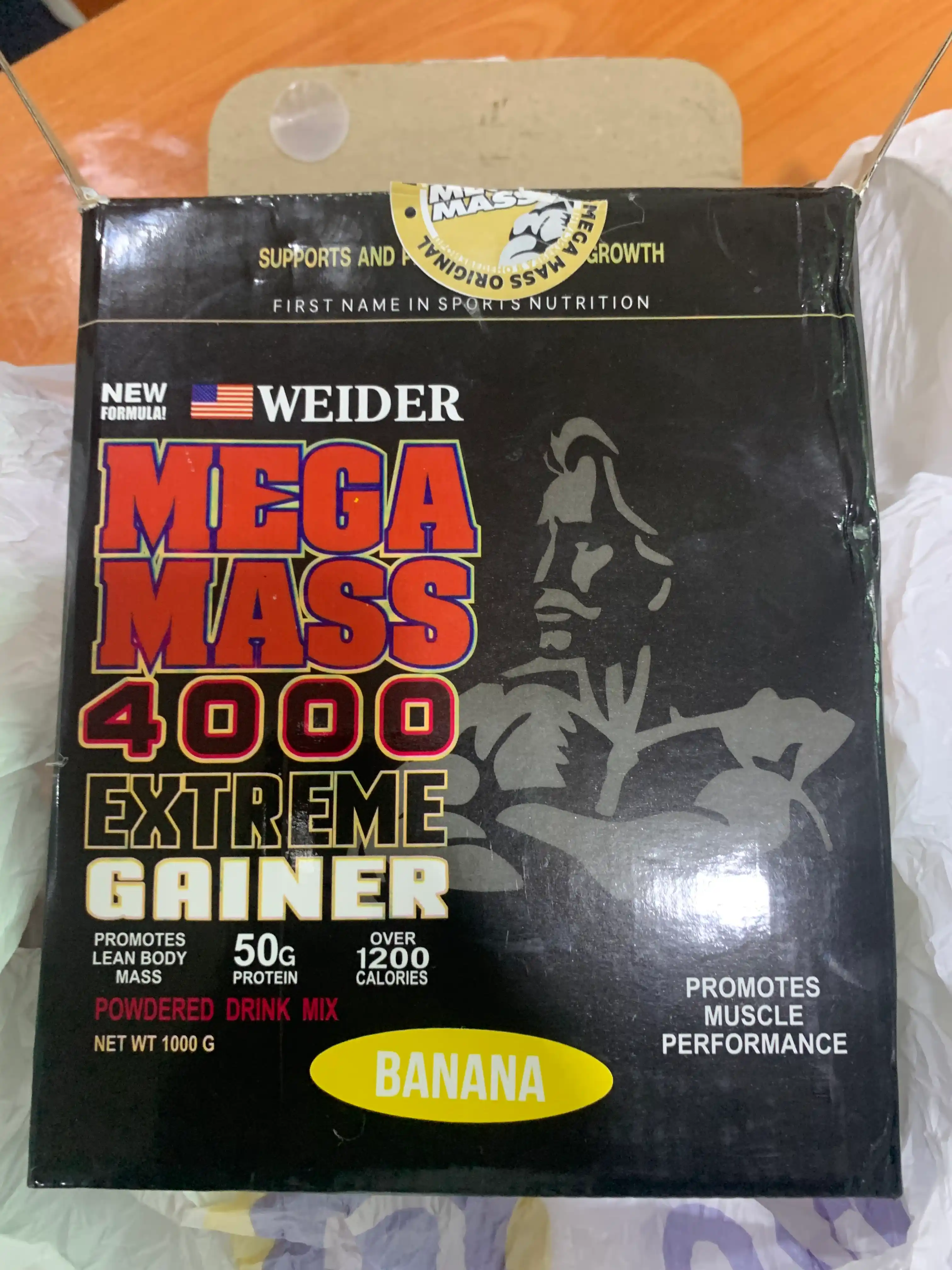 Гейнер Mega Mass Gainer Black, для набора массы, 7-3-1  кг