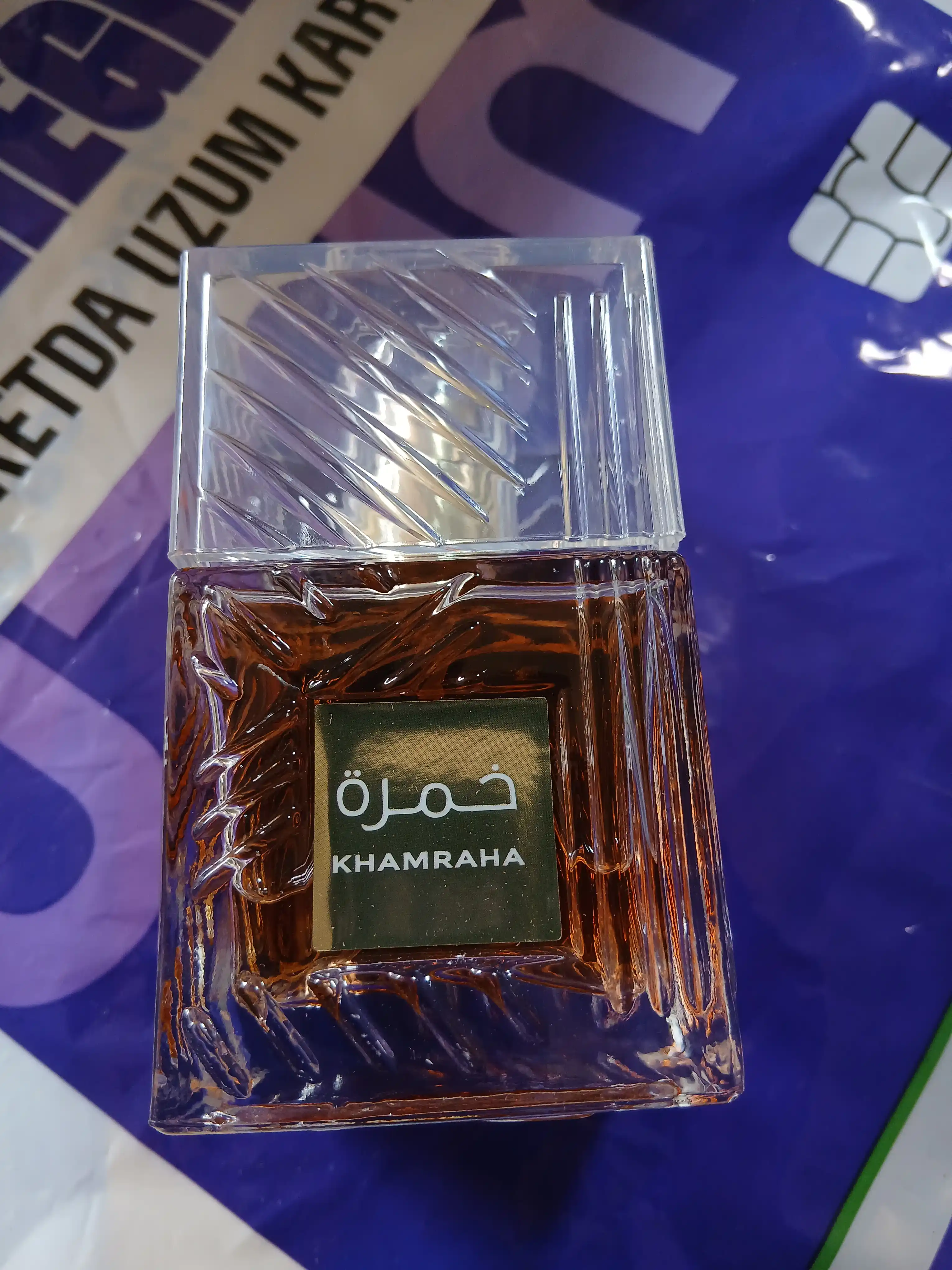 Erkaklar va ayollar uchun Lattafa Khamrah-parfyumlangan suvi, haqiqiy arab jozibasi, sovg‘a sifatida, 50 ml